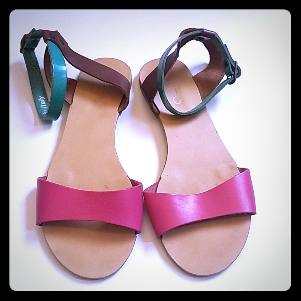 Aldo Sandals size 37 Made in Italy
